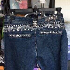 Embellished Blue Jeans